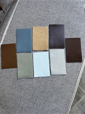 Genuine Leather Lot of 6 Crafting DIY New